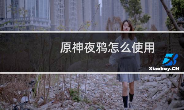 原神夜鸦怎么使用
