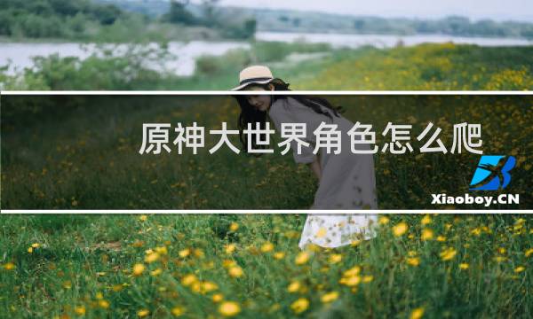原神大世界角色怎么爬