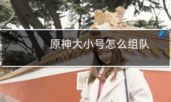 原神大小号怎么组队