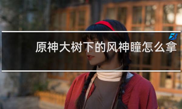 原神大树下的风神瞳怎么拿