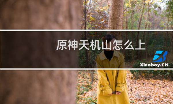 原神天机山怎么上