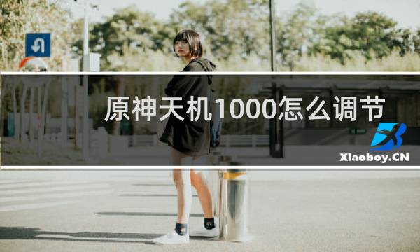 原神天机1000怎么调节