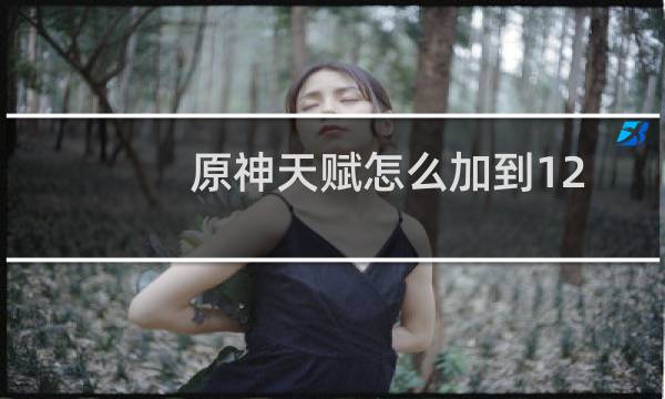 原神天赋怎么加到12
