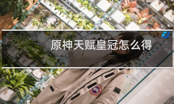 原神天赋皇冠怎么得