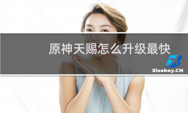 原神天赐怎么升级最快