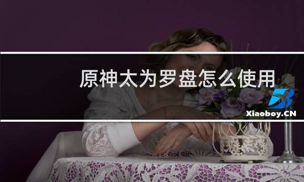 原神太为罗盘怎么使用