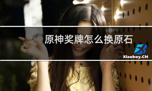 原神奖牌怎么换原石