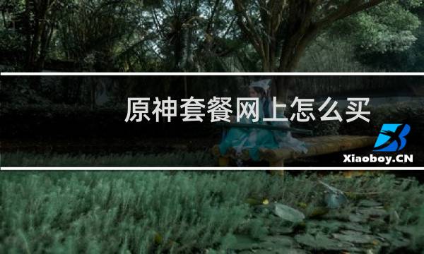 原神套餐网上怎么买