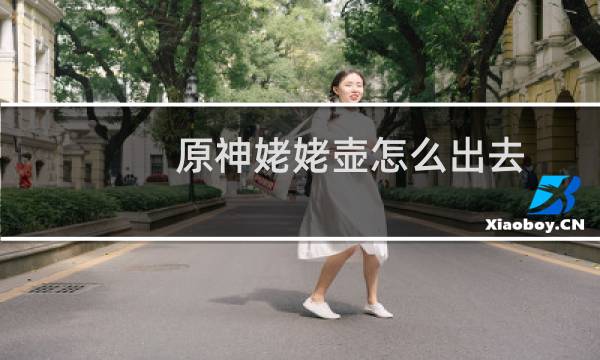 原神姥姥壶怎么出去