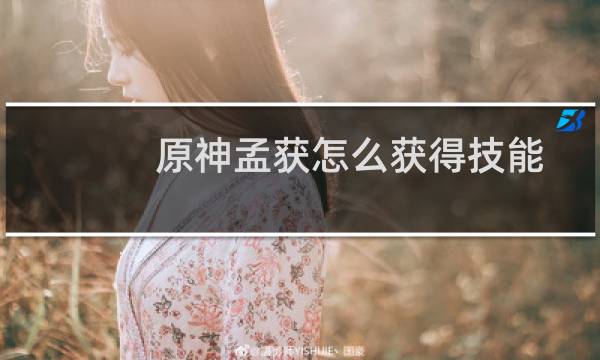 原神孟获怎么获得技能