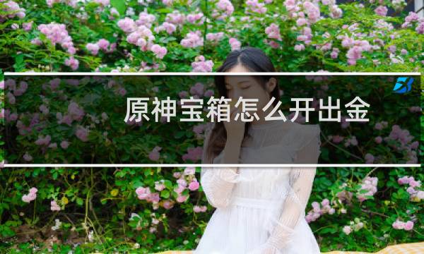 原神宝箱怎么开出金