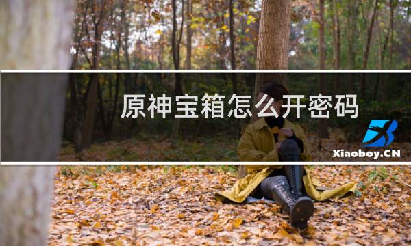 原神宝箱怎么开密码
