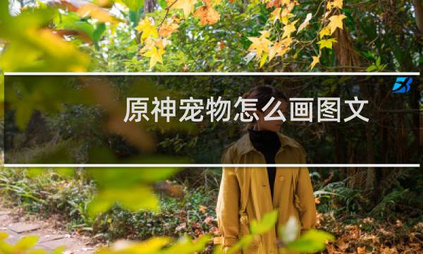 原神宠物怎么画图文