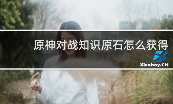 原神对战知识原石怎么获得