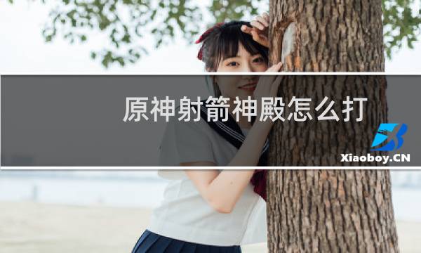 原神射箭神殿怎么打