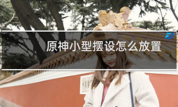 原神小型摆设怎么放置