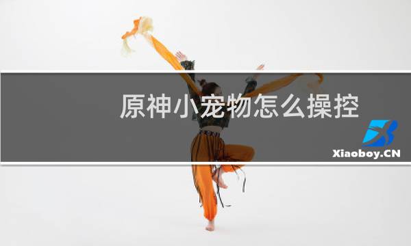 原神小宠物怎么操控
