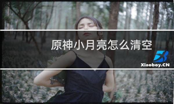 原神小月亮怎么清空
