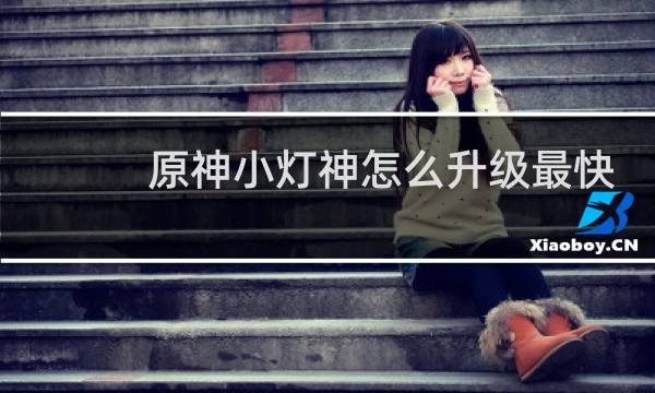 原神小灯神怎么升级最快