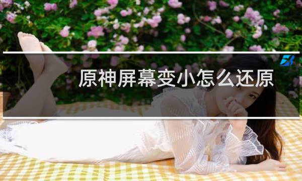 原神屏幕变小怎么还原