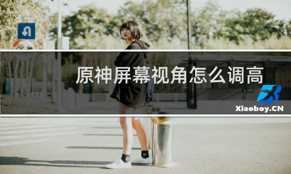原神屏幕视角怎么调高