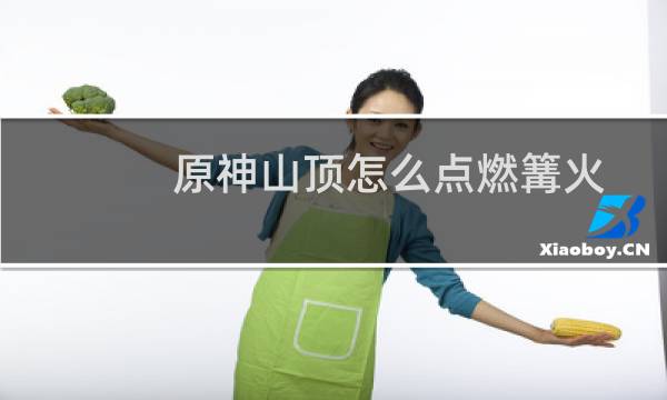原神山顶怎么点燃篝火