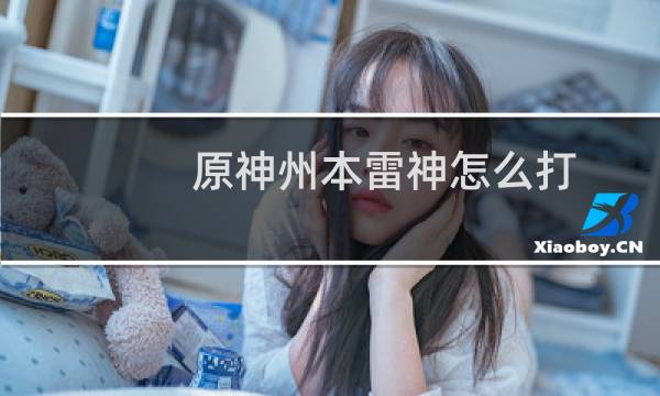 原神州本雷神怎么打