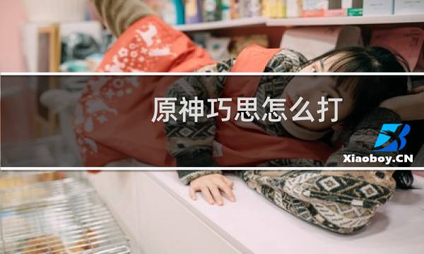 原神巧思怎么打
