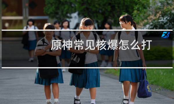 原神常见核爆怎么打