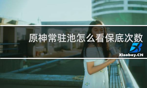 原神常驻池怎么看保底次数