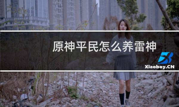 原神平民怎么养雷神