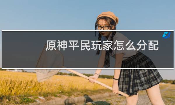原神平民玩家怎么分配