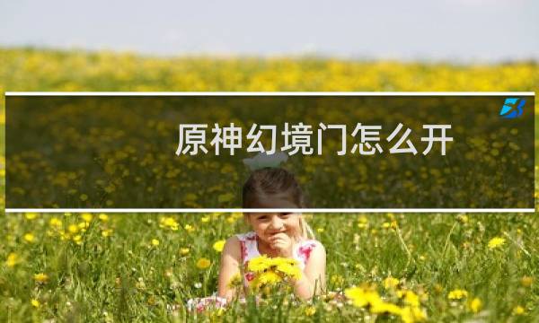 原神幻境门怎么开
