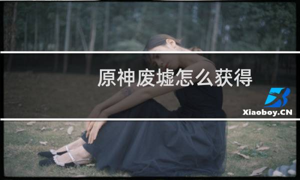 原神废墟怎么获得