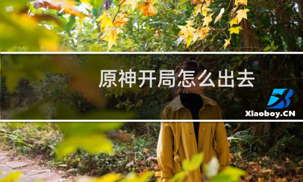 原神开局怎么出去