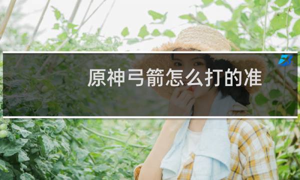原神弓箭怎么打的准