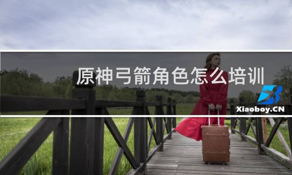 原神弓箭角色怎么培训