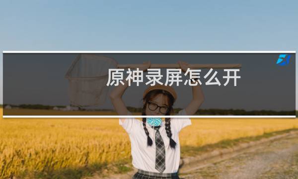 原神录屏怎么开