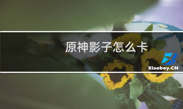 原神影子怎么卡
