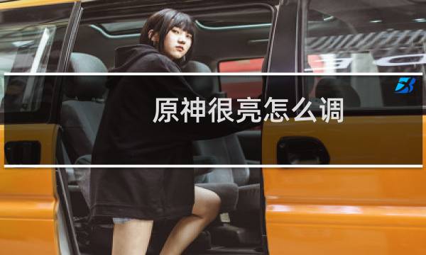 原神很亮怎么调