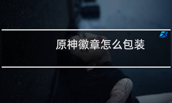 原神徽章怎么包装
