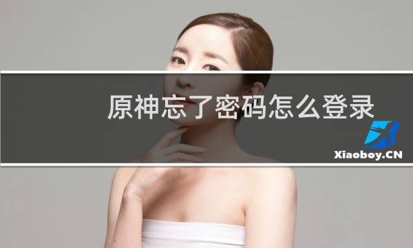 原神忘了密码怎么登录