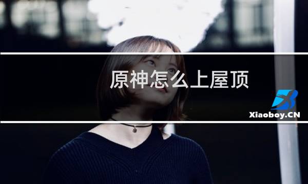 原神怎么上屋顶