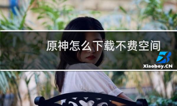 原神怎么下载不费空间