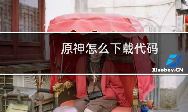 原神怎么下载代码