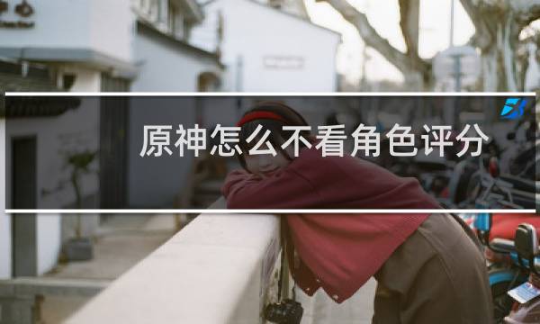 原神怎么不看角色评分