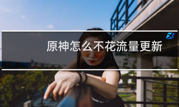 原神怎么不花流量更新