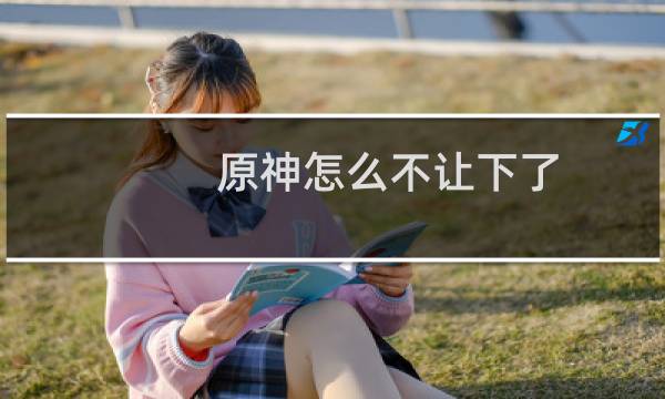 原神怎么不让下了