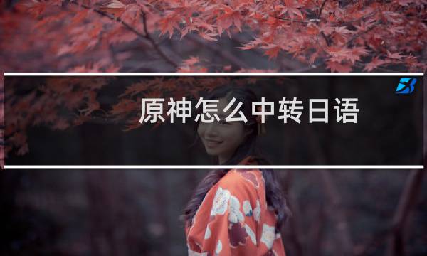 原神怎么中转日语