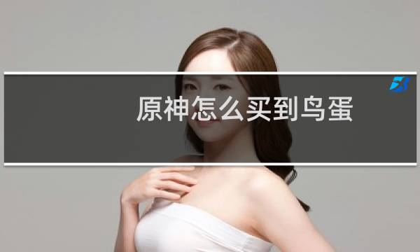 原神怎么买到鸟蛋
